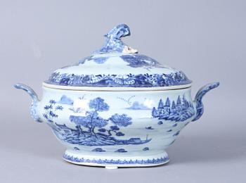 TERRIN samt LOCK, porslin, Kina, 1700-tal.