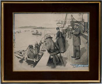 Gunnar Berndtson, EMPERORS JOURNEY IN THE ARCHIPELAGO OF GULF OF FINLAND.