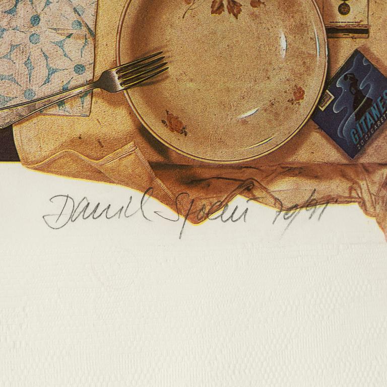 Daniel Spoerri, Matbord.