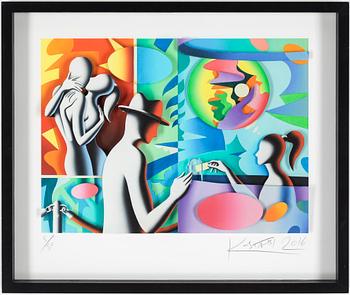 MARK KOSTABI, serigraph, signed and numbered 5/50, dated 2016.