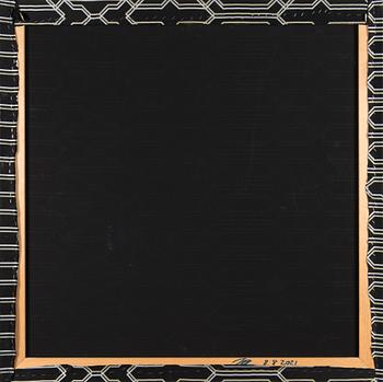 Ilkka Suppanen, tekstiili, signeerattu ja päivätty 8.8 2021.