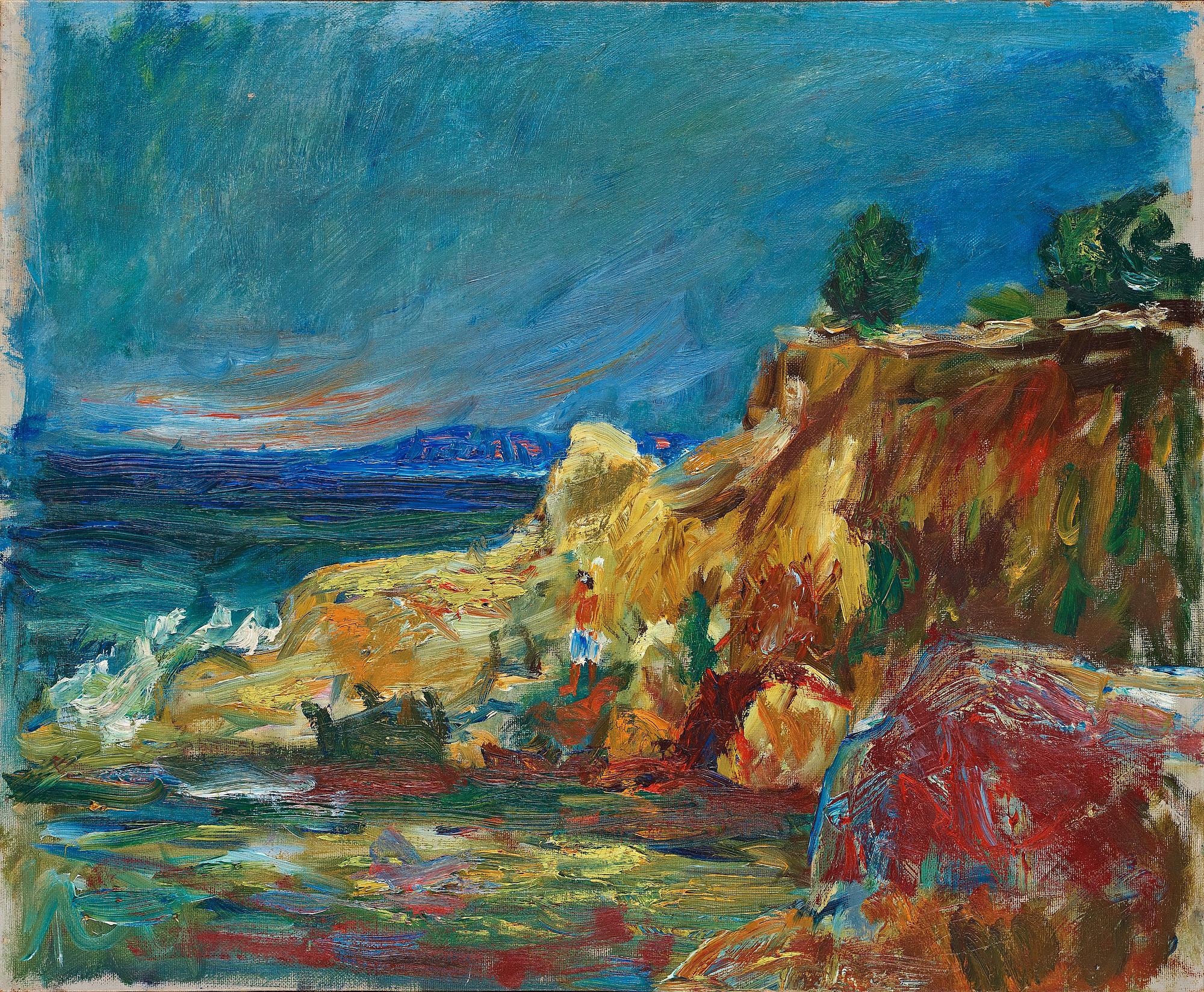 Ivan Ivarson, "Klippor och vatten, St Georges-de-Didonne, Frankrike" (Rocks and water, St Georges-de-Didonne, France).