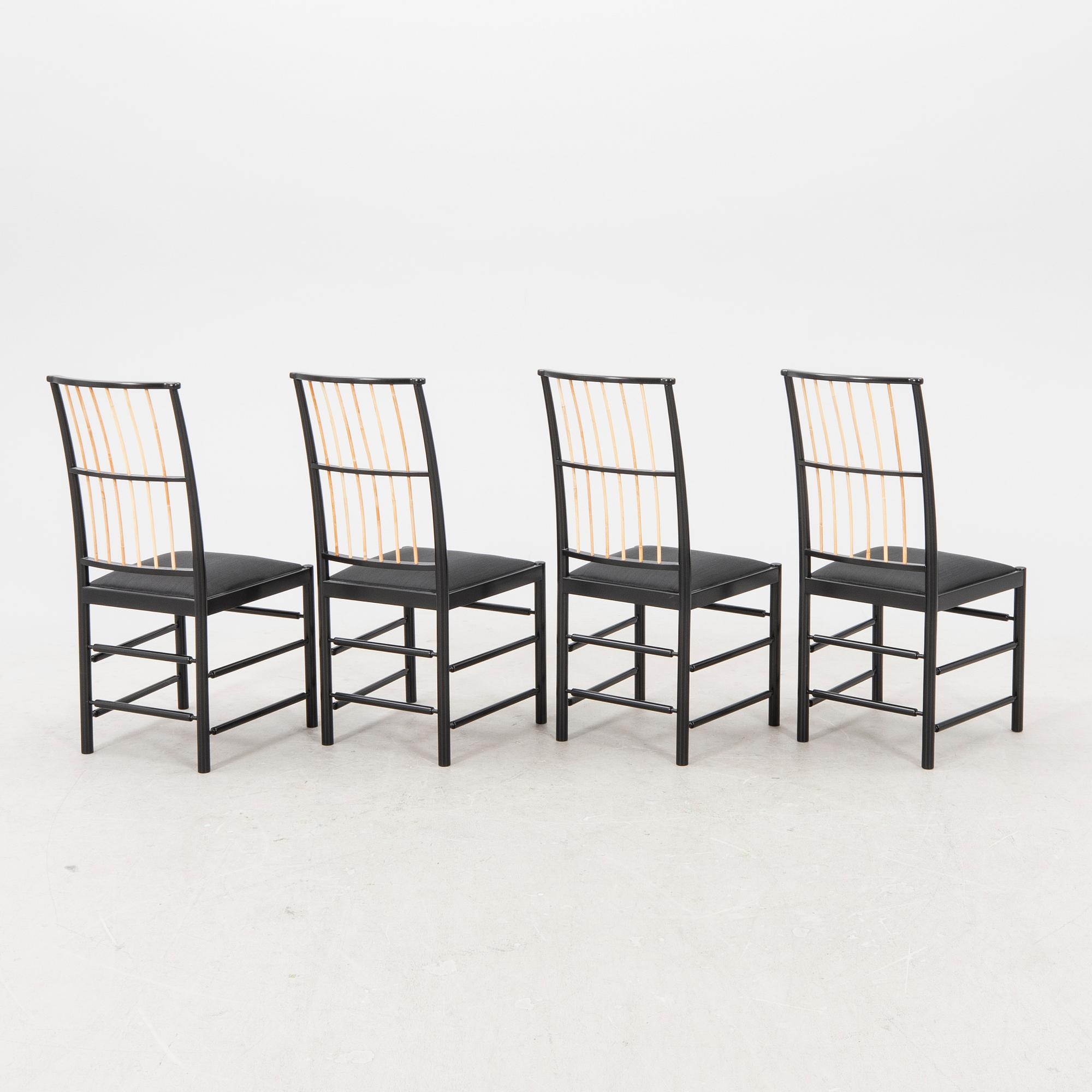 Josef Frank, stolar 4 st, modell 2025, Firma Svenskt Tenn efter 1985.