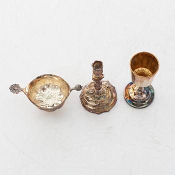 "The Swedish silver treasure", 10 miniatures, silver, GAB, Eskilstuna 1980-1983.