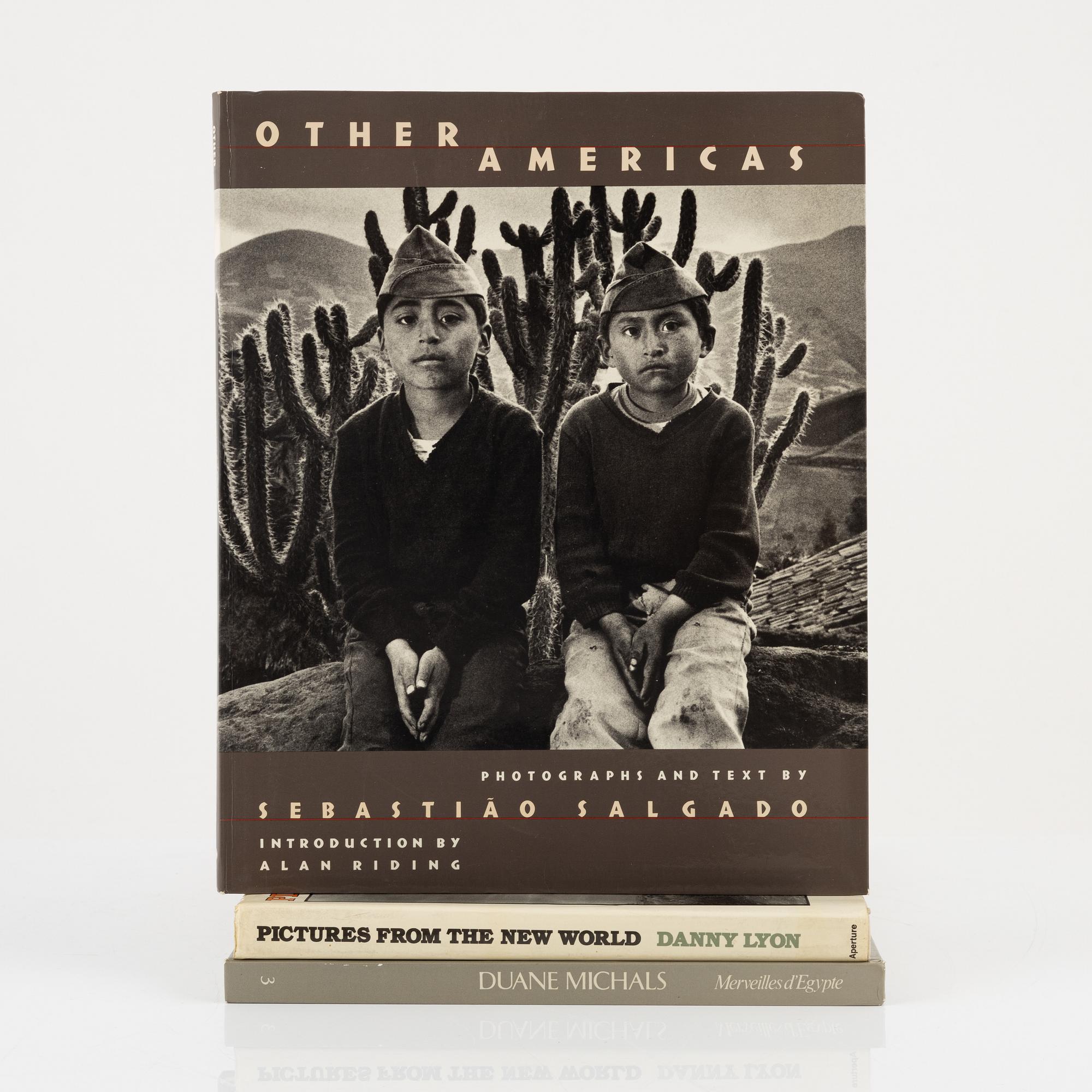 Danny Lyon, Duane Michals, Sebastião Salgado, 3 photobooks.
