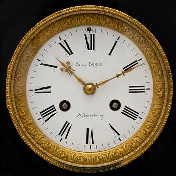 A MANTLE CLOCK, St.Petersburg, Pavel Buhre ca 1870-90.