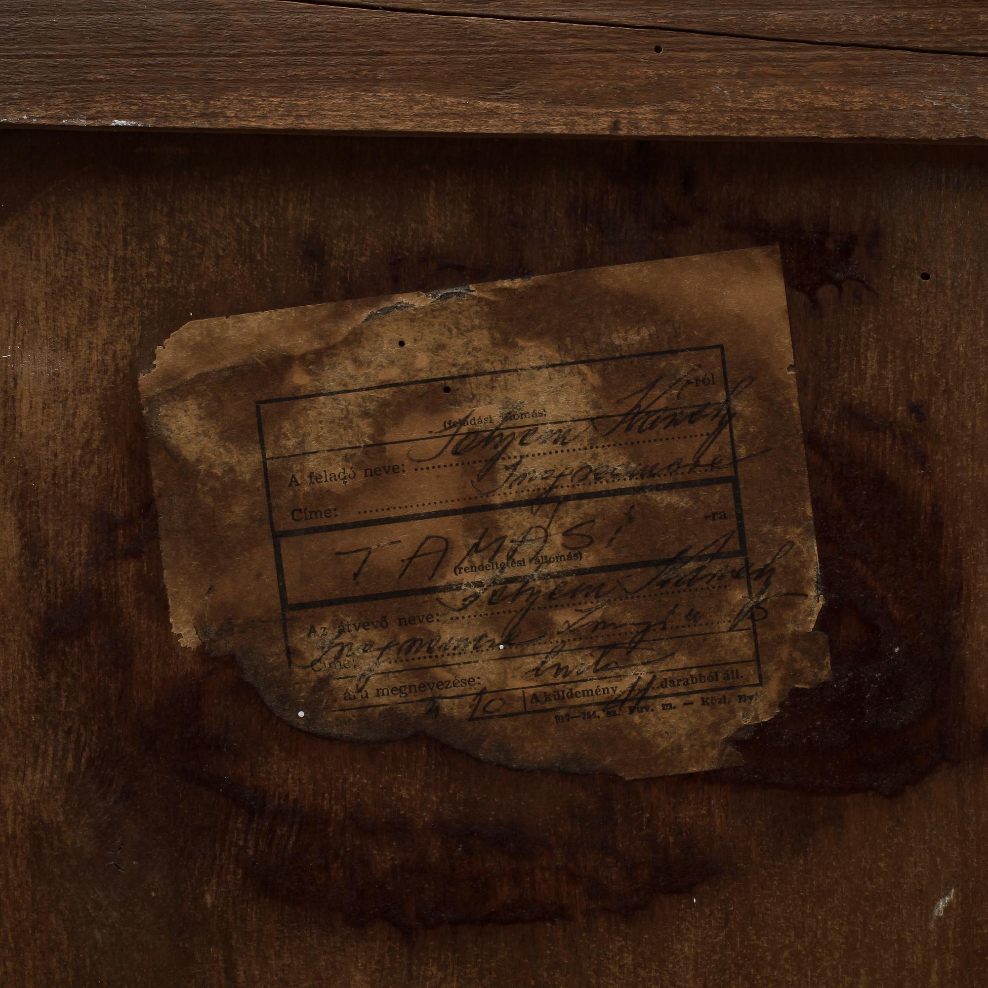 SÄNGBORD, ett par, jugend, 1900-talets början.