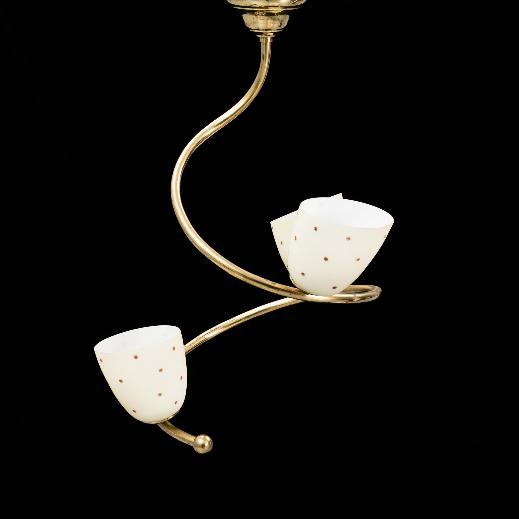 A 1950's ceiling light.