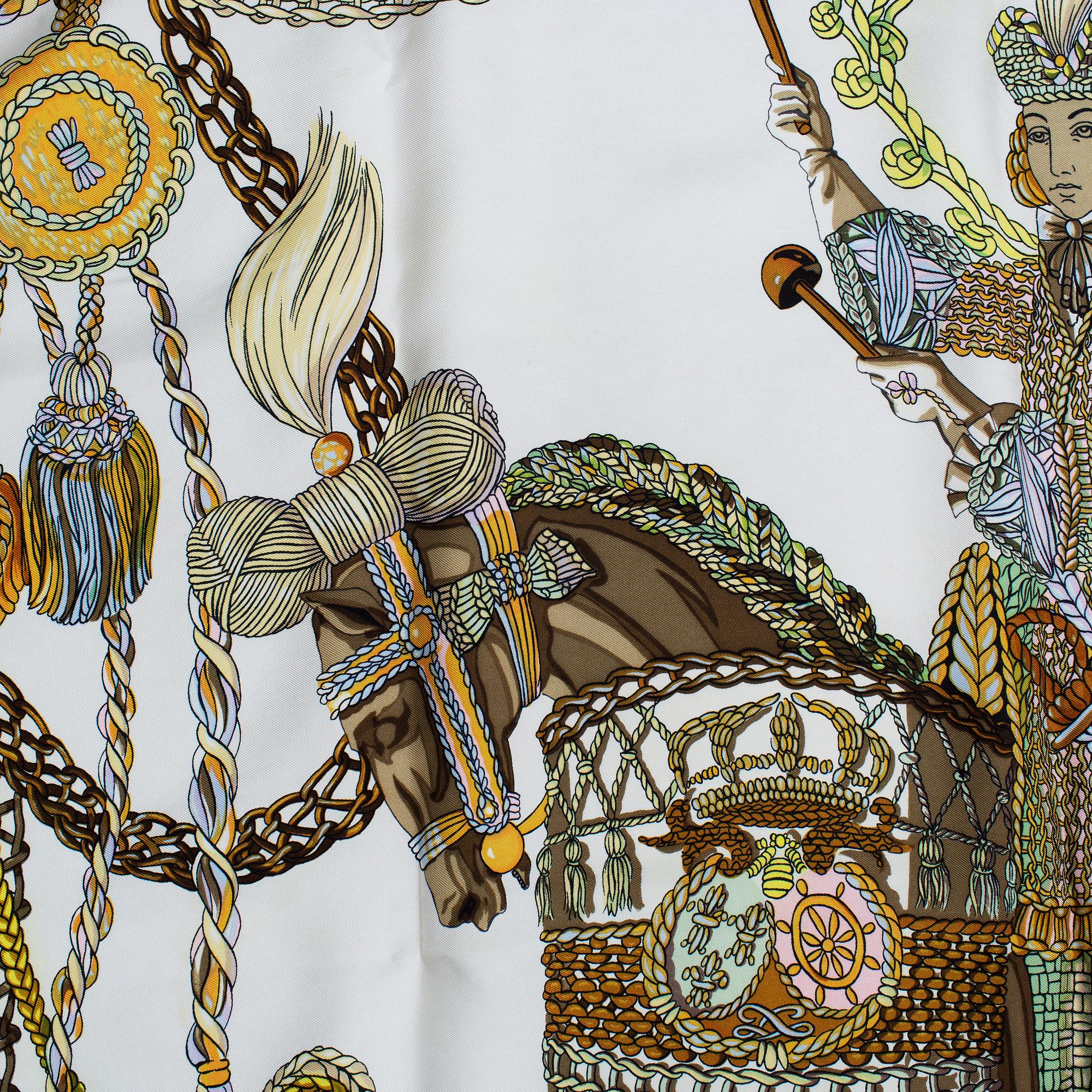 Hermès, scarf, "Le Timbalier".