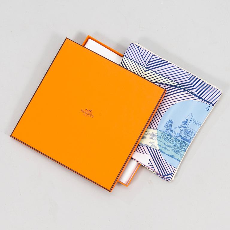 HERMÈS, "Jeu des omnibus et dames Blanches", scarf.