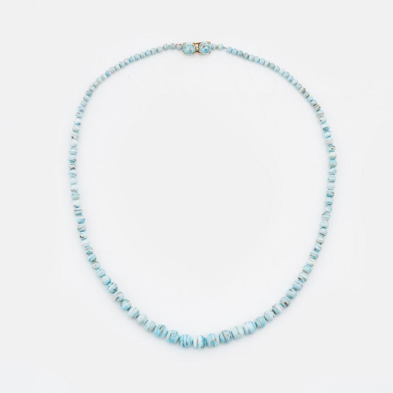 Christian Dior, a glass pearl necklace, 1963.