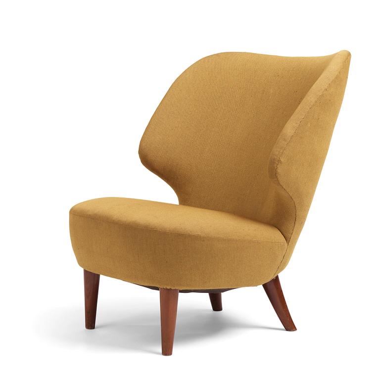 Sven Staaf, a Swedish Modern easy chair, model "1765", Almgren & Staaf, Helsingborg, 1940-50s.