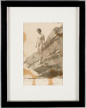 Anders Zorn · ANDERS ZORN, etsning, signerad.