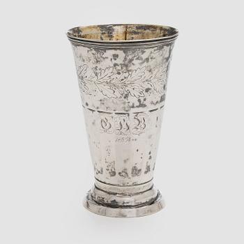 Fromholt Strandberg, pokaali, hopeaa, Oulu 1853.