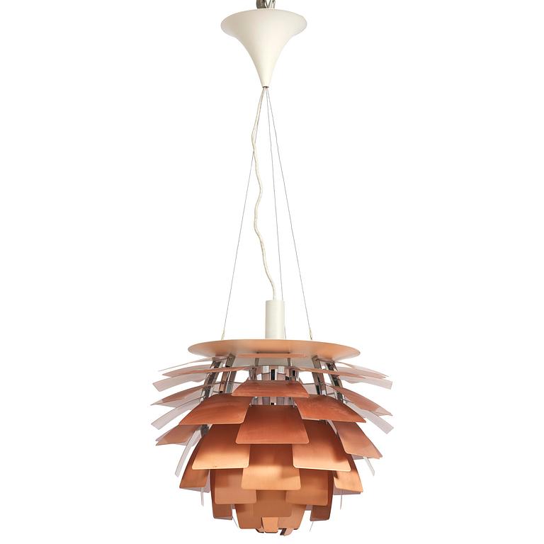 Poul Henningsen, taklampa, "PH Kotte"/"Artichoke", Louis Poulsen, Danmark.