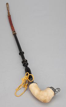 PIPA, silverbeslag, otydliga finska stämplar 1835.