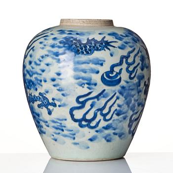 Urna, porslin. Transition, 1600-tal.