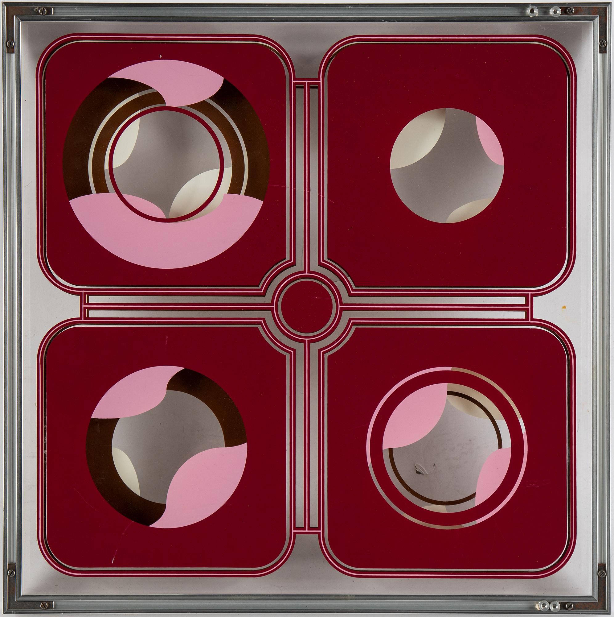 Beck & Jung, multipel, plexiglas, signerad 1976.