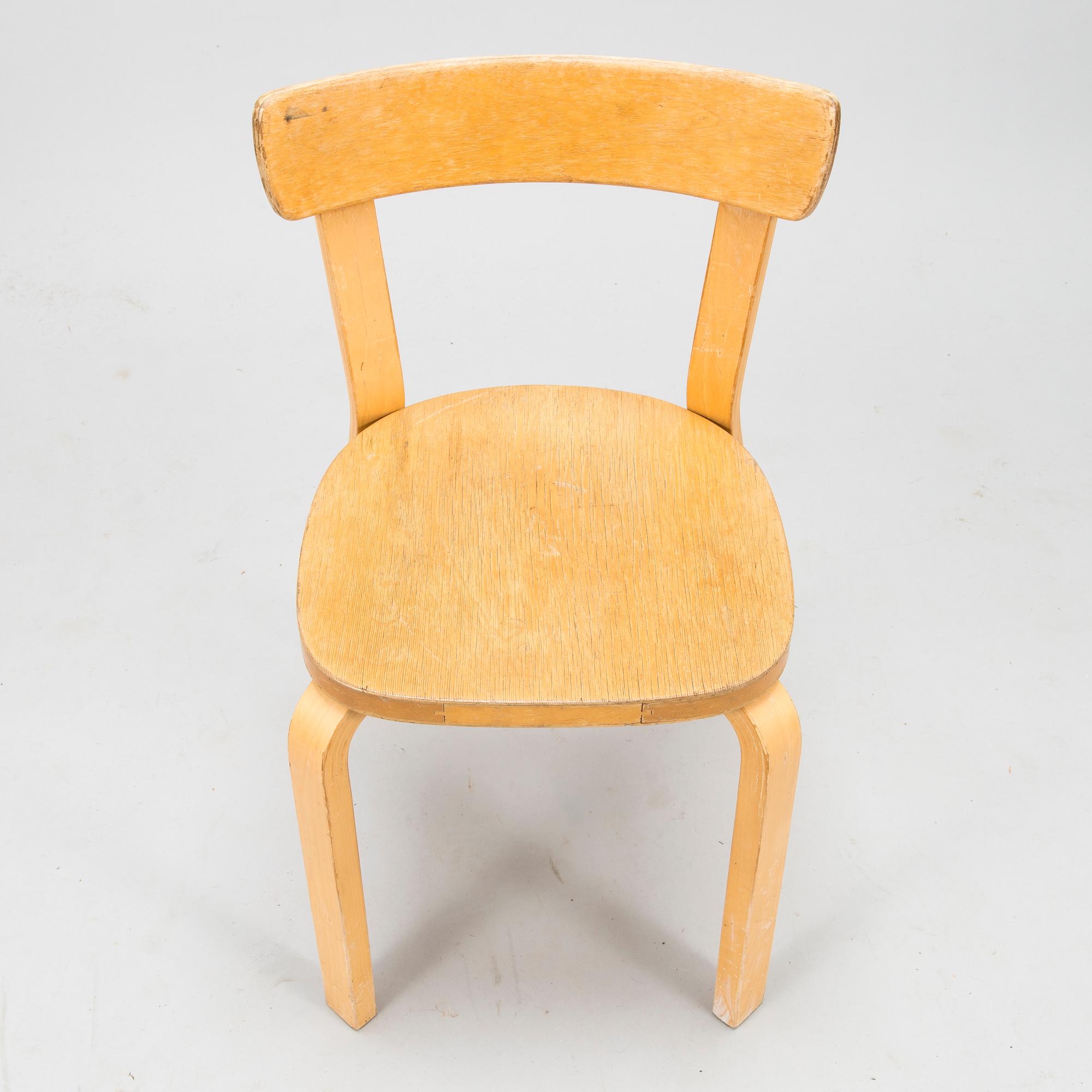 ALVAR AALTO, kirjoituspöytä ja tuoli, Artek 1900-luvun puoliväli.