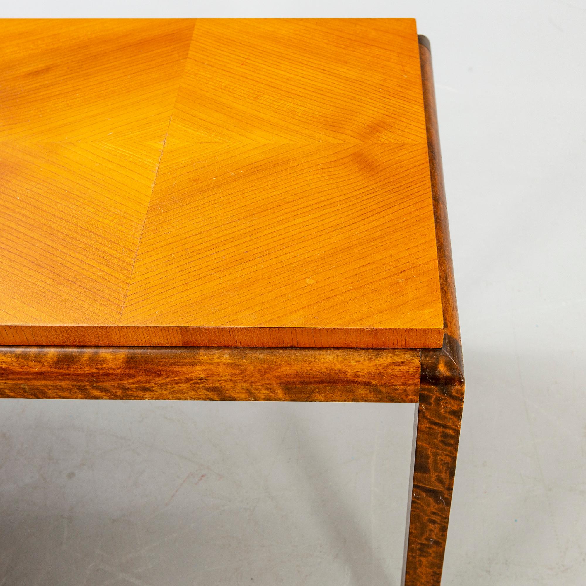 A 1940's Art Deco coffee table.