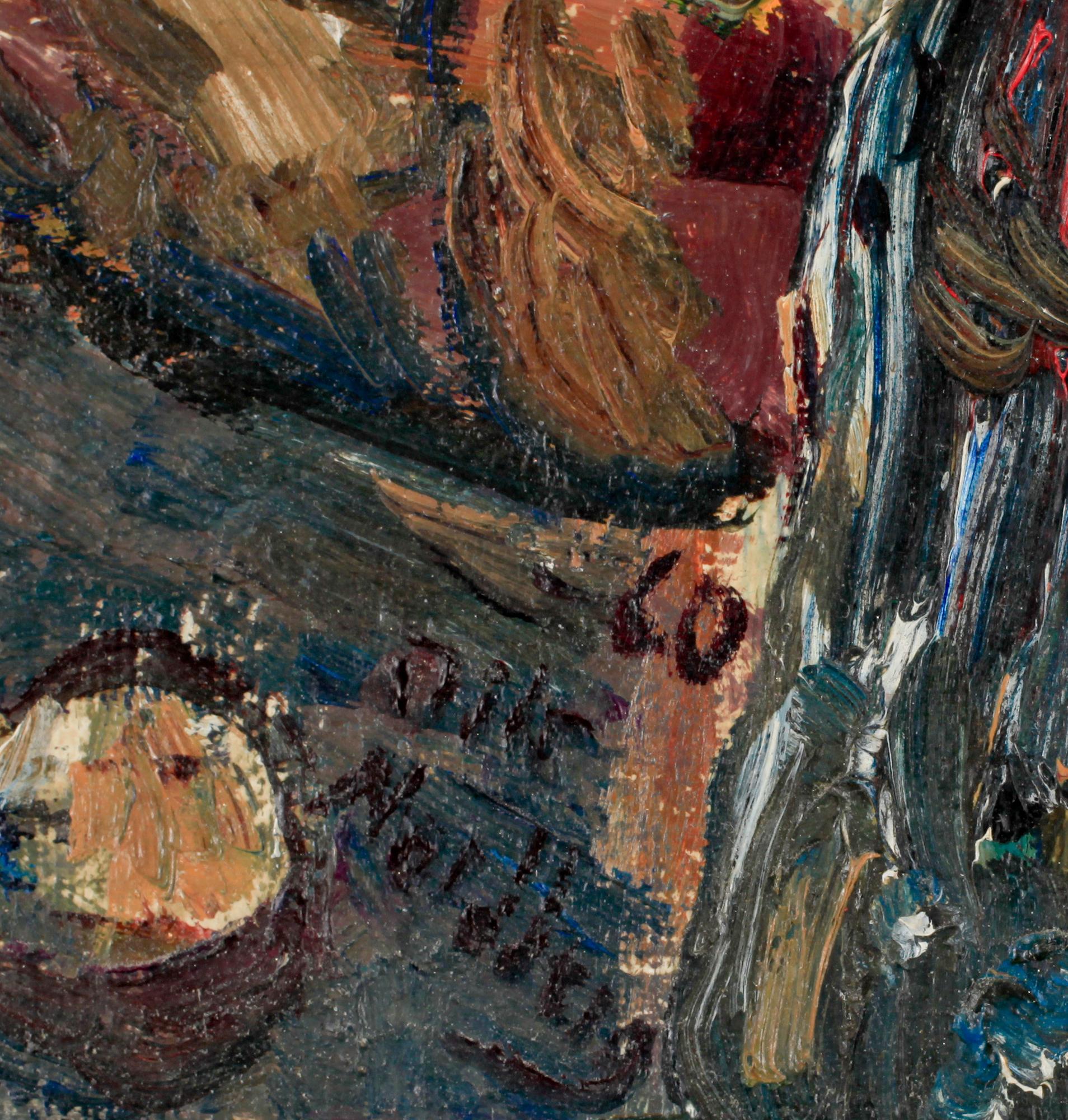 OLLE NORDBERG, olja på pannå, sign. o dat. 60.