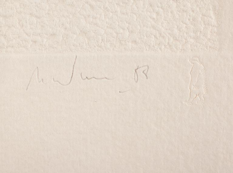 ALAIN SOUCASSE, färglitografi, signerad och numrerad 24/90.