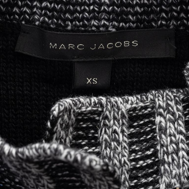 Marc Jacobs, a wool and sequin cardigan, size XS.