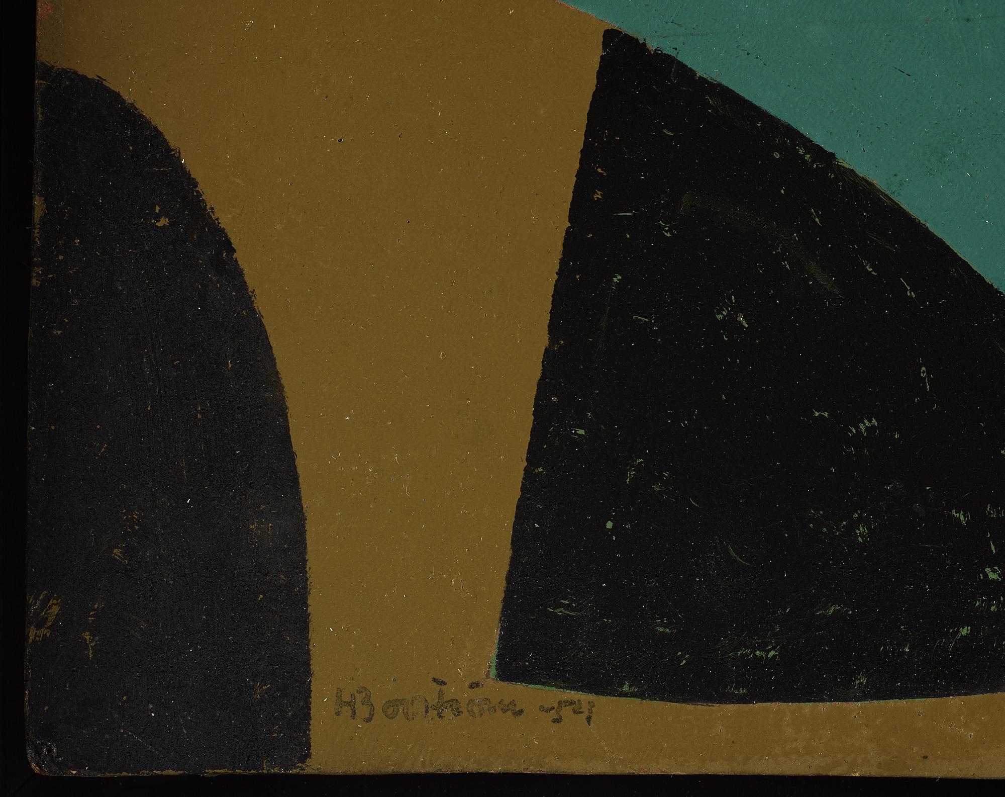 HARRY BOOSTRÖM, oil on panel, signed Booström, dated -54 on verso.