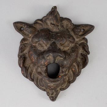 An iron decoration piece, 18th/19th century.