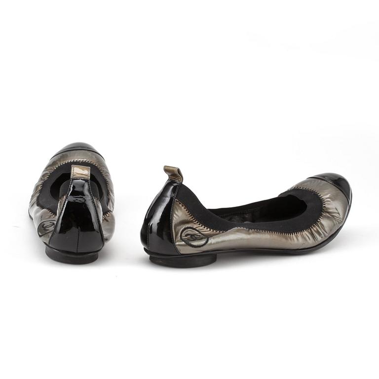 CHANEL, ett par ballerinor. Storlek 38,5.
