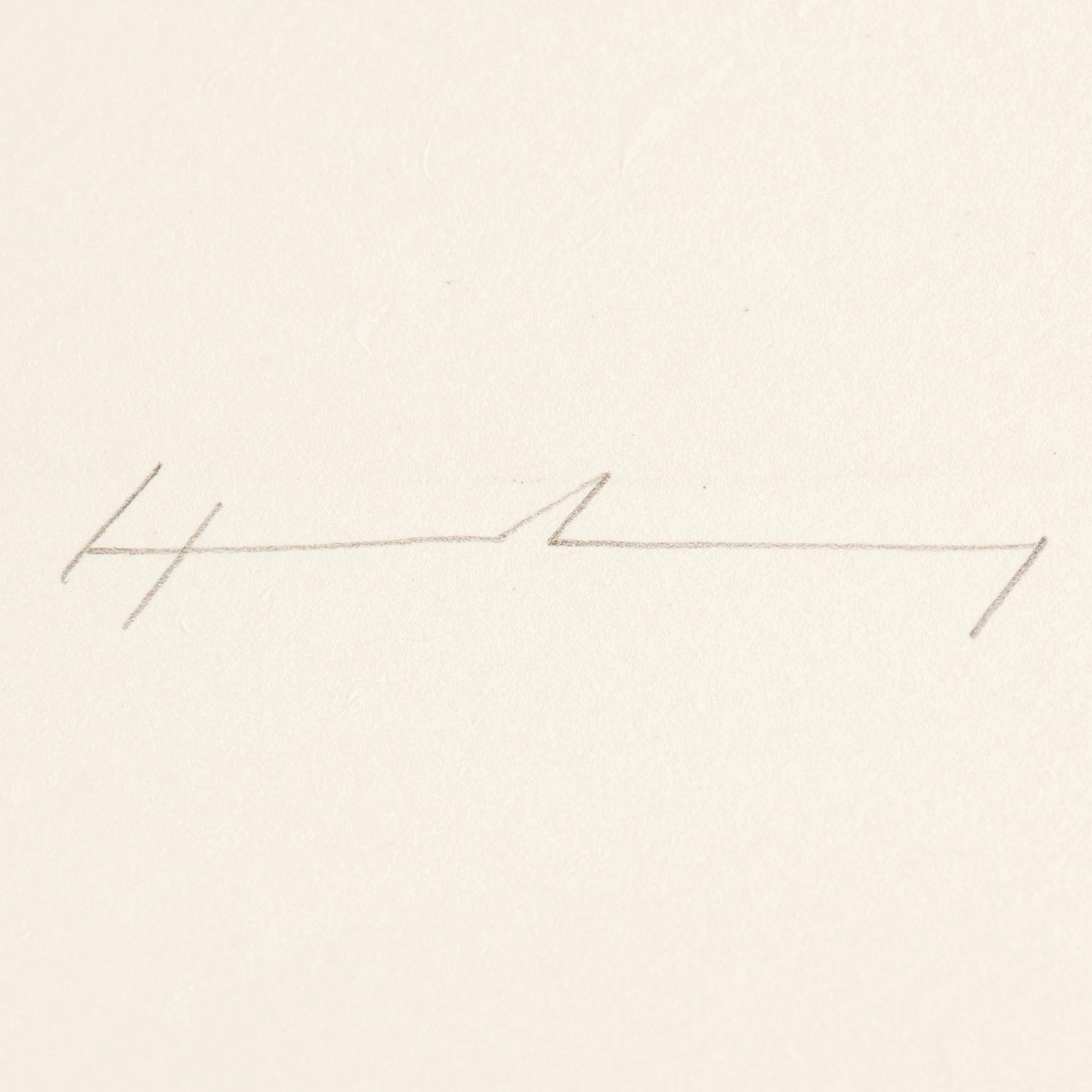 HANS HARTUNG, a lithograph, singned in pencil and numbered 24/35.