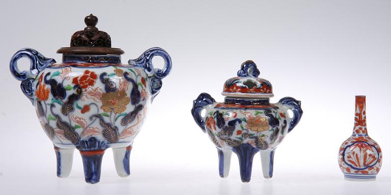 PARTI PORSLIN, 7 delar, Japan, 1800/1900-tal.