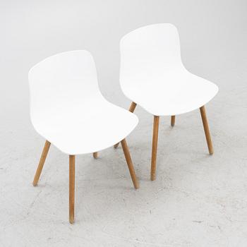 Hee Welling & Hay, a set of six 'AAC12' chairs, Denmark.