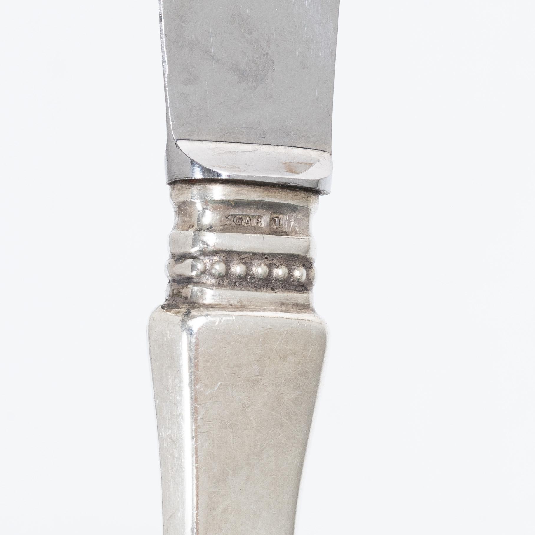 Bestickservis, 85 delar, silver, "Uppsala", MGAB, bla Lidköping 1974.