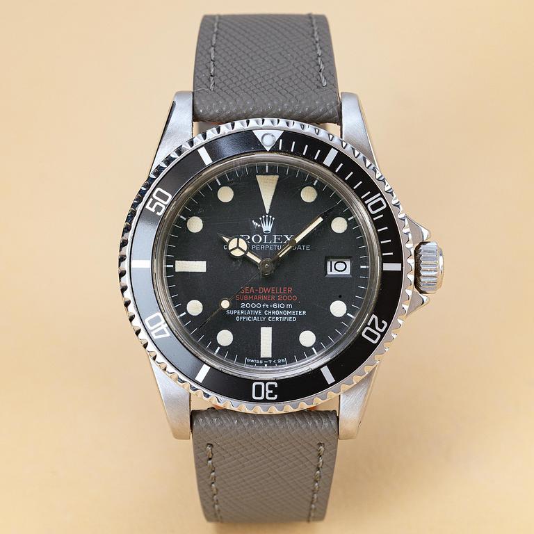 Rolex, Sea-Dweller, "Double Red", Mark III, ca 1973.