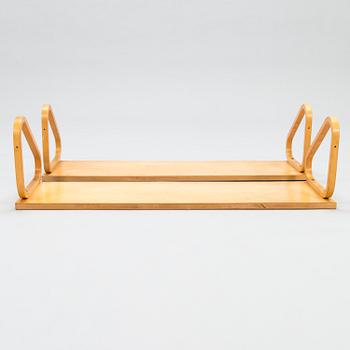 ALVAR AALTO, hyllyjä, 2 kpl, 112B, Artek 1900-luvun puoliväli.