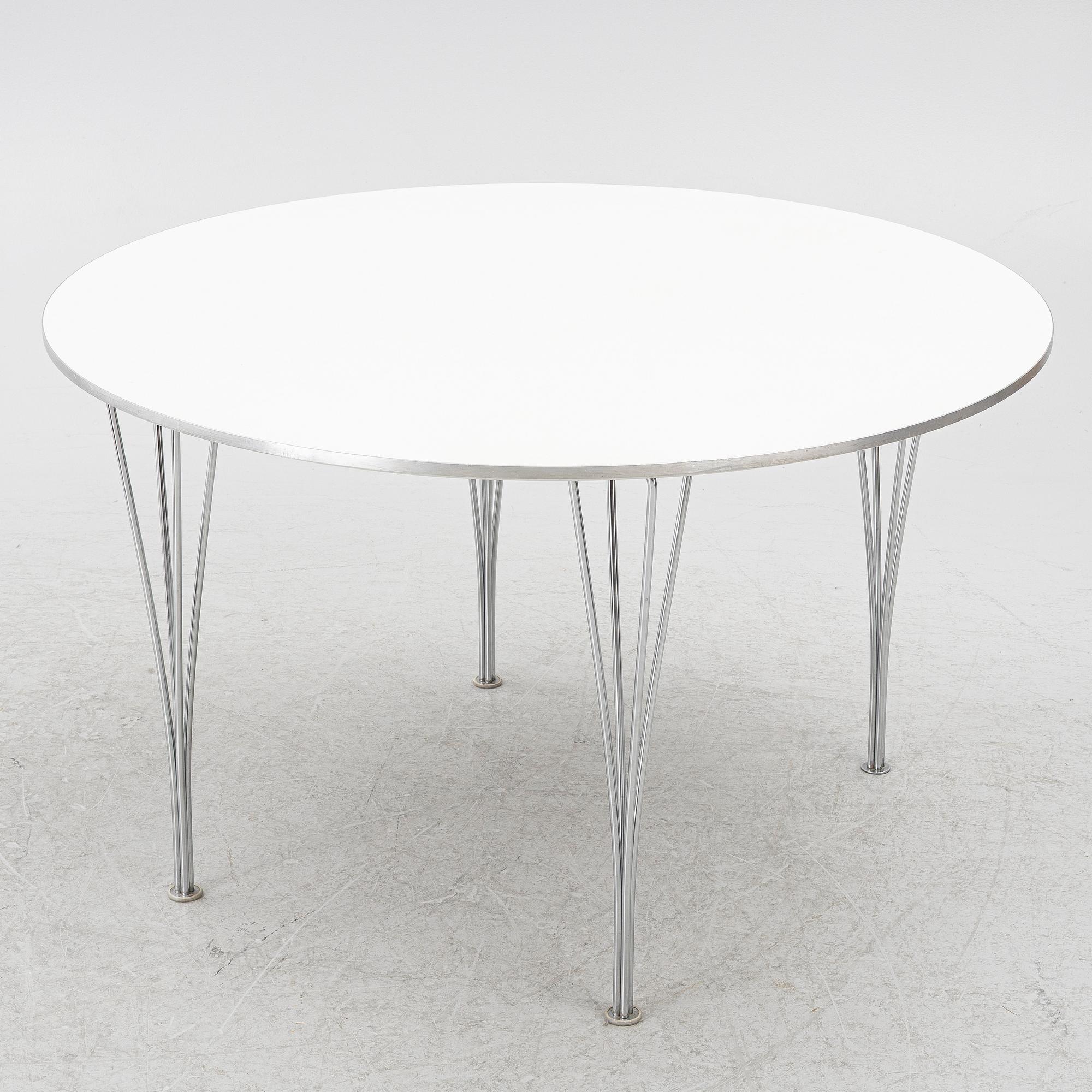 Bruno Mathsson, Dining table, "Supercircle", Fritz Hansen, Denmark, 2001.