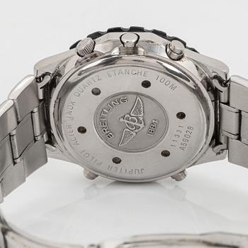 Breitling, Jupiter Pilot, chronograph, wristwatch, 41,5 mm.