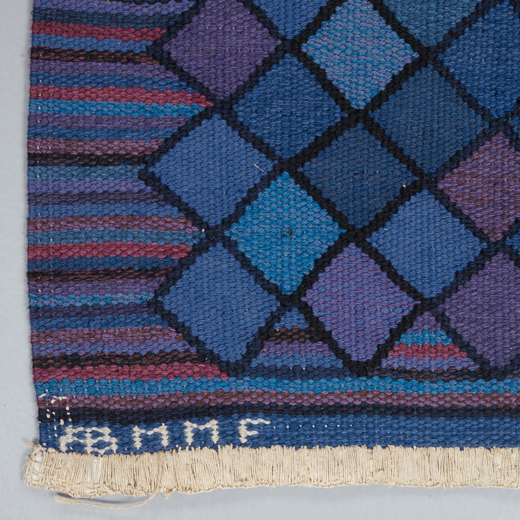 Ann-Mari Lindbom, gift Forsberg, MATTO, Ann-Mari Forsberg, AB MMF, ca 259 x 204,5 cm.
