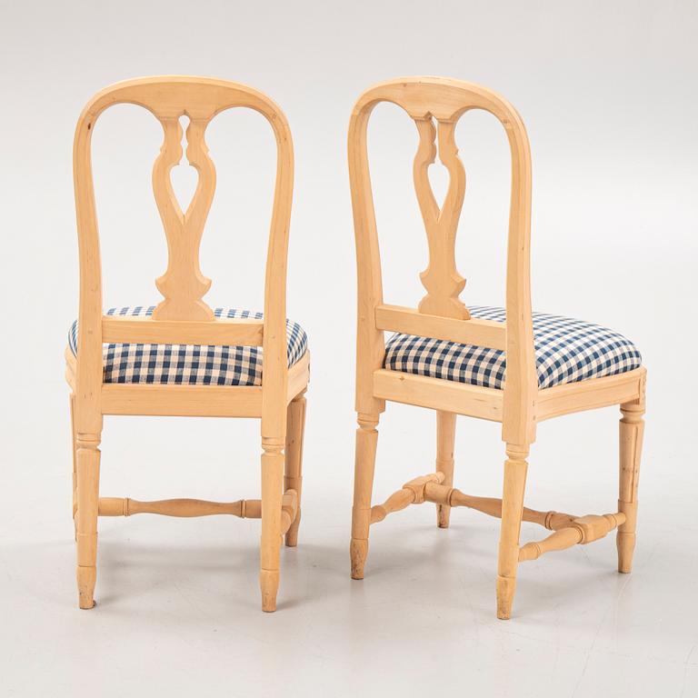 A set of ten 'Hallunda' Gustavian style chairs from IKEA, 1990s.