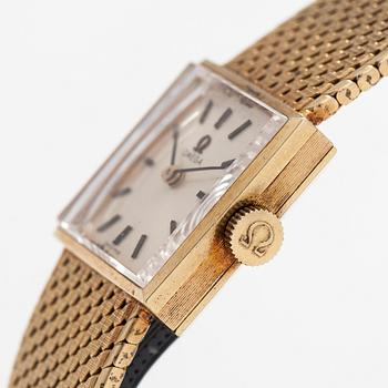 Omega, wristwatch, 17 x 17 mm.