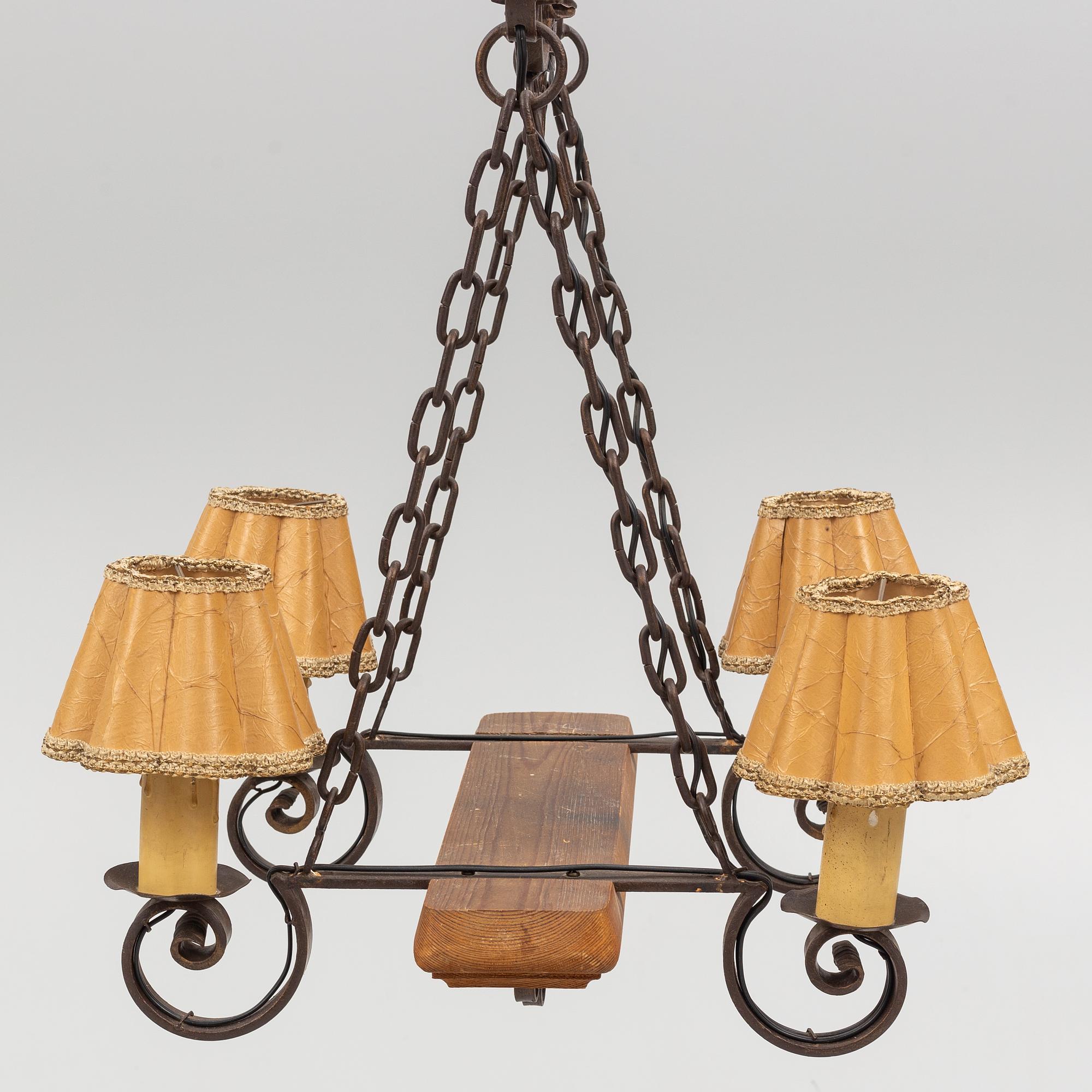 A ceiling lamp, 1920's-30's.