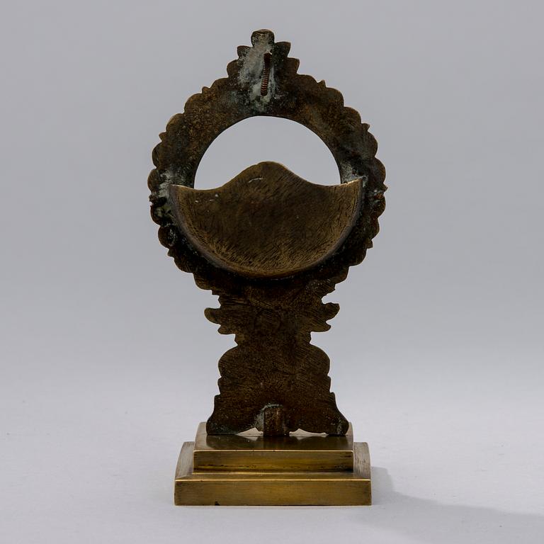FICKURSSTÄLL, mässing, 1800-talets första hälft.