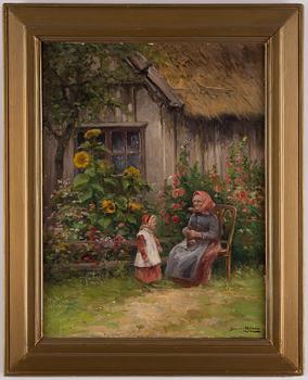 Severin Nilson, oil on canvas, signed.