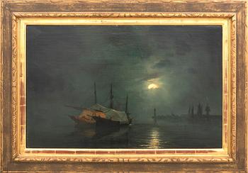 Henriette Fauchier Gudin, olja på duk signerad.