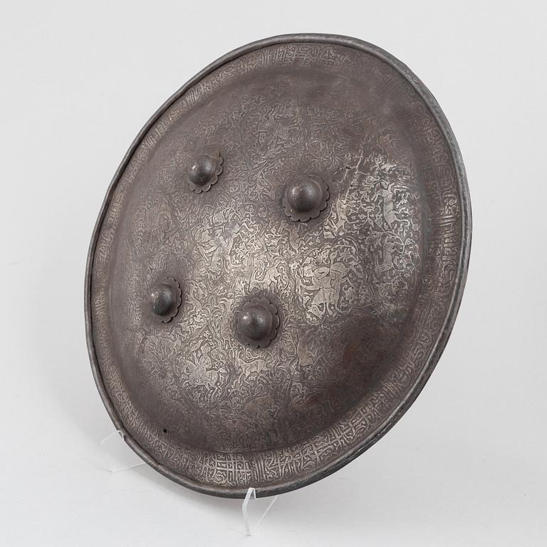 Shield, dahl, Indo-Persian, late 19th century.