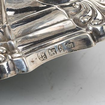 Candelsticks, a pair, silver, Sheffield 1833-34, mark of possibly Henry Wilkinson & Co.