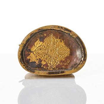 A gilt bronze Pala-revival sculpture of Amitayus, 18/19th Century, possibly Mongolian.