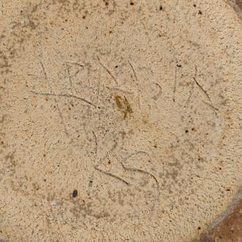 Kyllikki Salmenhaara, a stoneware jug signed KS Arabia.