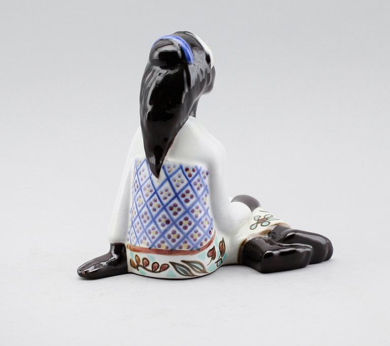 FIGUR, porslin, Mari Simmulsson, Uppsala-Ekeby.